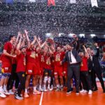 Galatasaray players celebrating winning the Turkish Super Cup