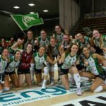 Megabox Ond. Savio Vallefoglia player celebrating a point during a match